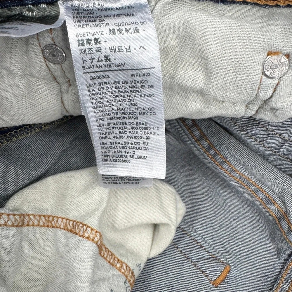 Levi's 505 Jeans Mens 36x30 (36x29 ACTUAL) Regular Fit Straight Leg Blue Denim‎